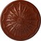 Ekena Millwork Artis Ceiling Medallion, Hand-Painted Firebrick, 27 1/8"OD x 2 5/8"P CM27ARFIF - alternate 1